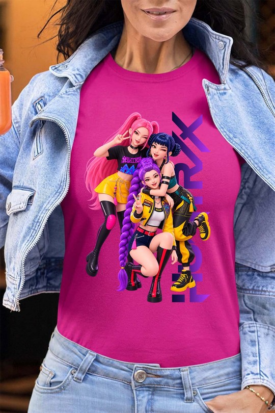 rumi mira zoey - Tshirt Femme - FC-FUCHSIA