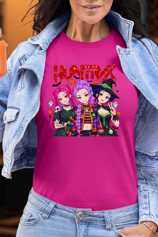 rumi zoey huntrix - Tshirt Femme - FC-FUCHSIA