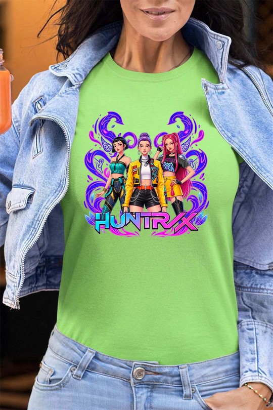 rumi zoey huntrix 2 - Tshirt Femme - FC-VERT CLAIR