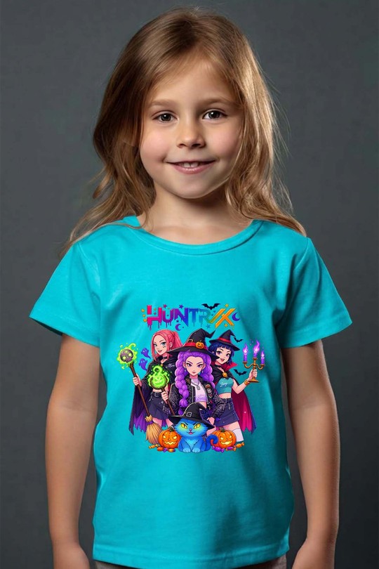 huntrix halloween - Tshirt Fille - FC-TURQUOISE