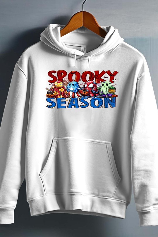 heros halloween - Sweat capuche Homme-BLANC