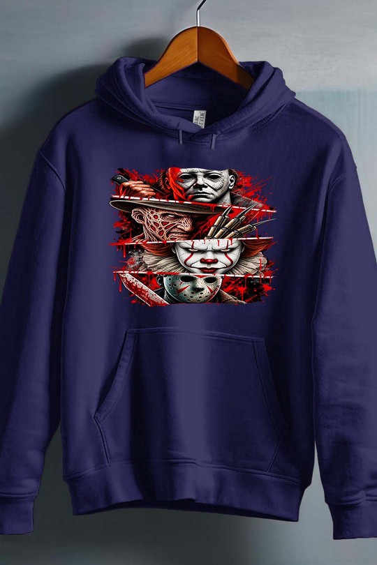 scary halloween - Sweat capuche Homme-MARINE