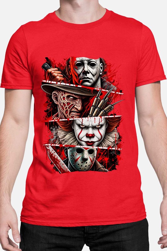 scary halloween - Tshirt Homme-ROUGE