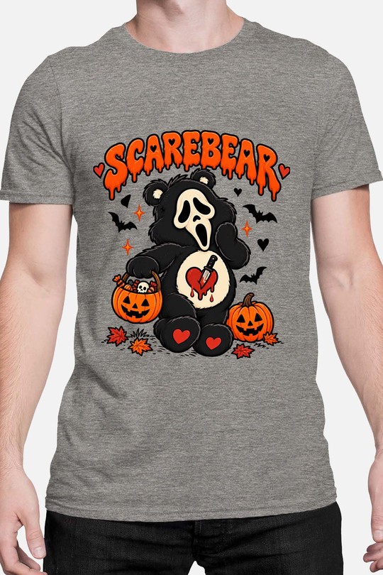 scary tedy halloween - Tshirt Homme-GRIS