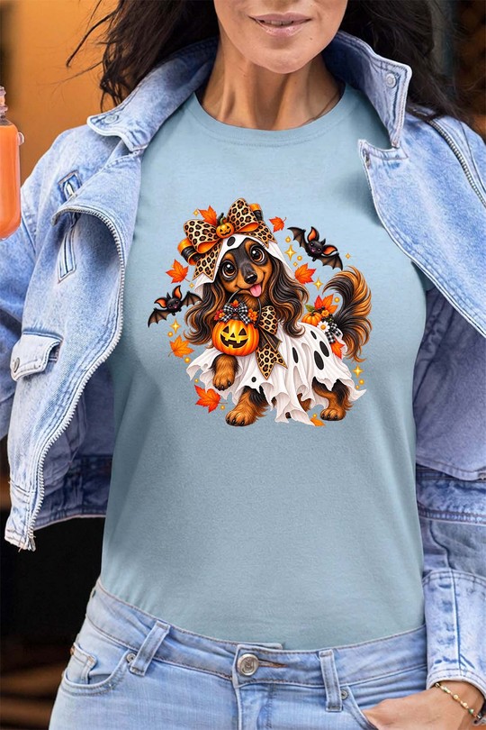 fashion halloween - Tshirt Femme - FC-BLEU CIEL