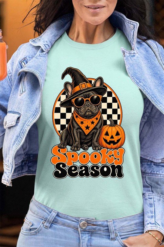 spooky dog - Tshirt Femme - FC-VERT D'EAU