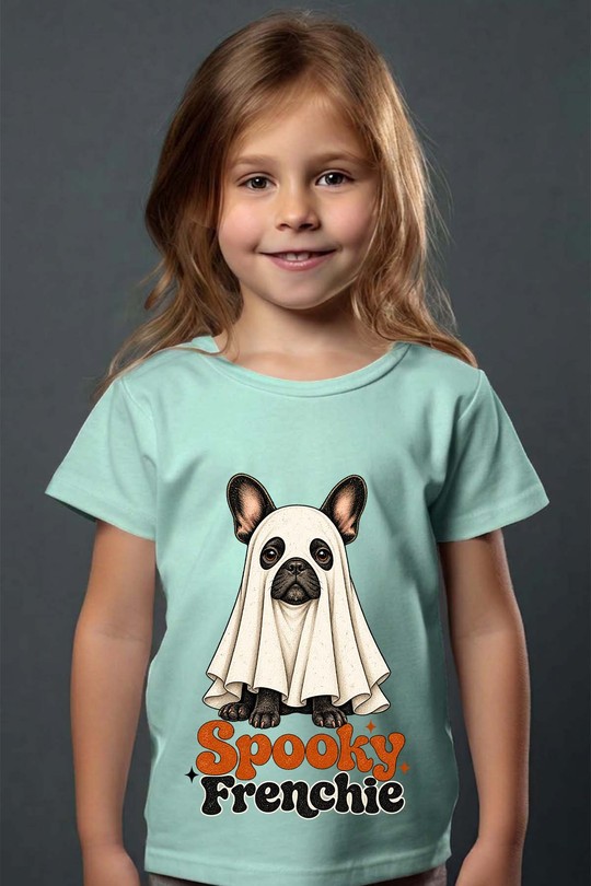 dogstein halloween - Tshirt Fille - FC-VERT D'EAU