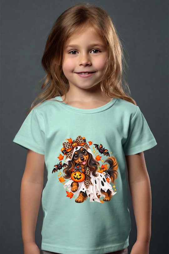fashion halloween - Tshirt Fille - FC-VERT D'EAU