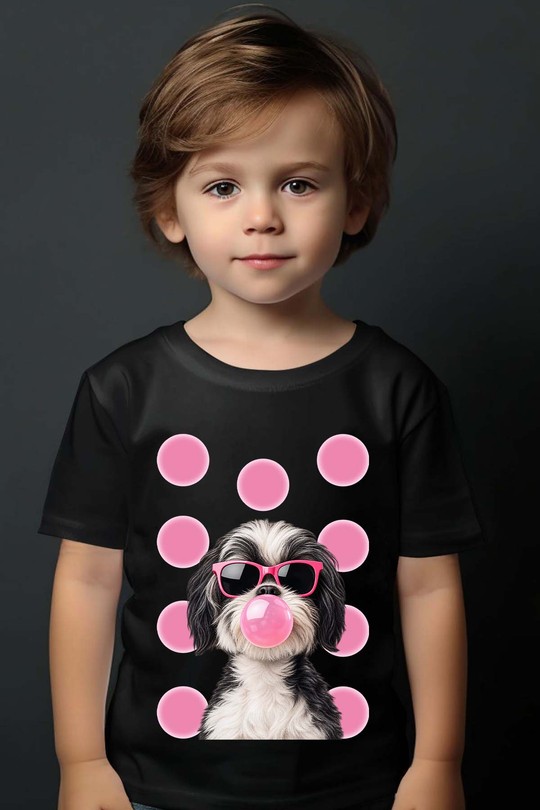 chwing dog - Tshirt Garçon-NOIR