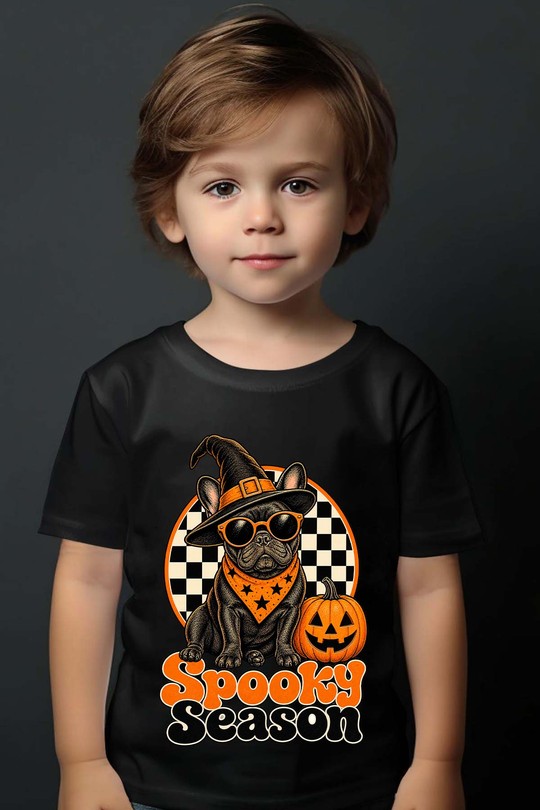 spooky dog - Tshirt Garçon-NOIR
