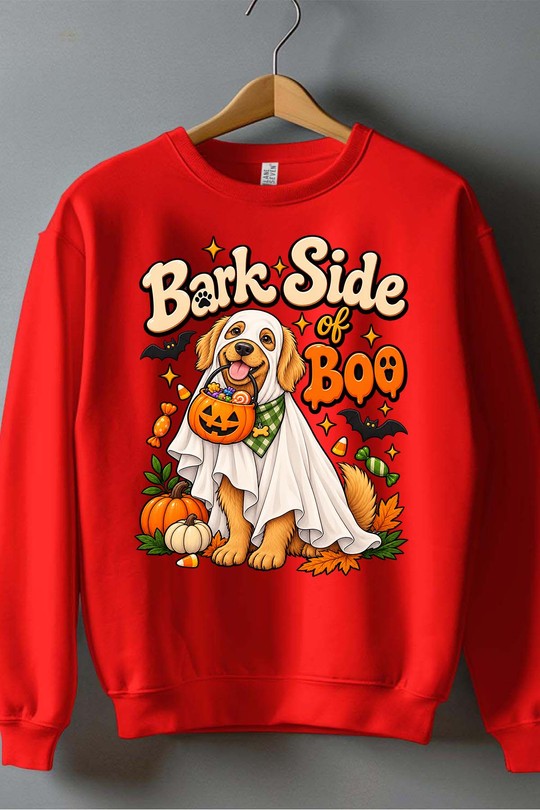 bark sid halloween - Sweat Col Rond Homme-ROUGE