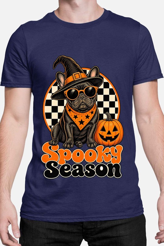 spooky dog - Tshirt Homme-MARINE