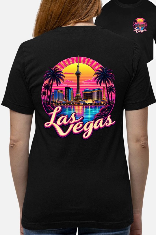 03 las vegas - Tshirt Femme AR CR-NOIR