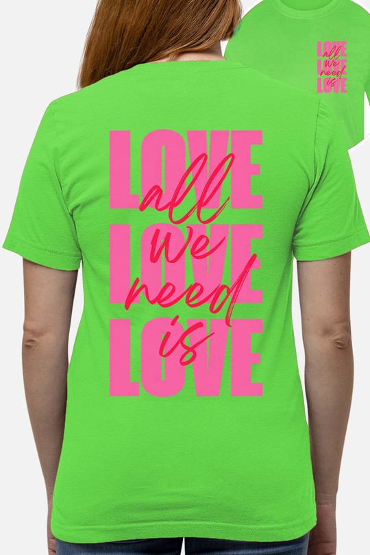 AWN is Love - Tshirt Femme AR CR - FC-VERT CLAIR