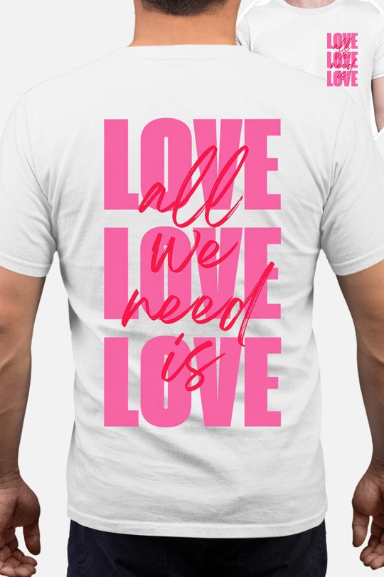 AWN is Love - Tshirt Homme AR CR-BLANC
