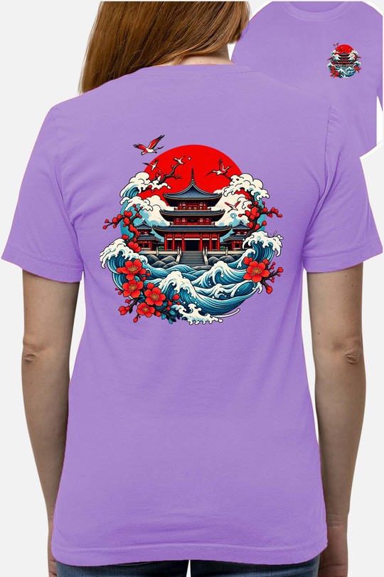 eastern art castle - Tshirt Femme AR CR - FC-VIOLET