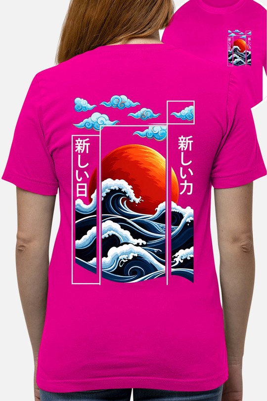 eastern art jp 2 - Tshirt Femme AR CR - FC-FUCHSIA