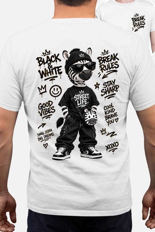 go black white - Tshirt Homme AR CR-BLANC