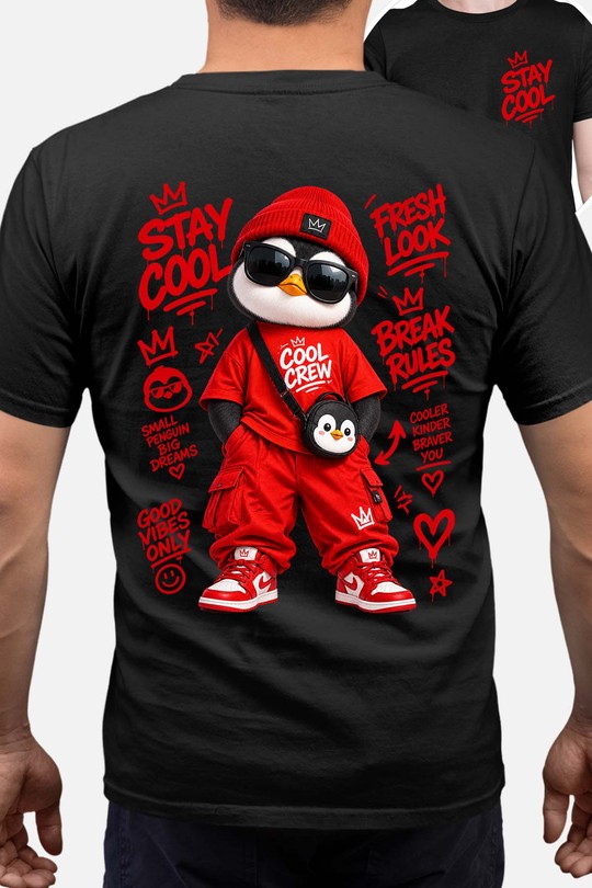 GO STAY COOL - Tshirt Homme AR CR-NOIR