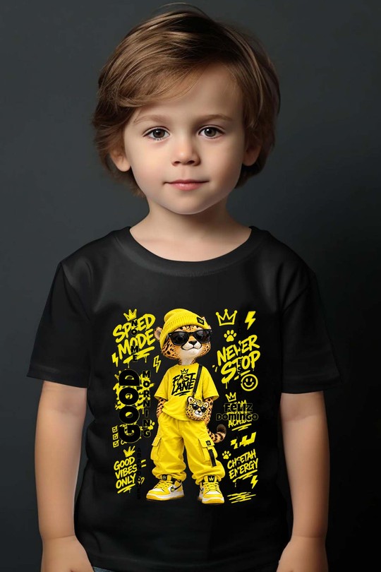 GO speed mode - Tshirt Garçon-NOIR