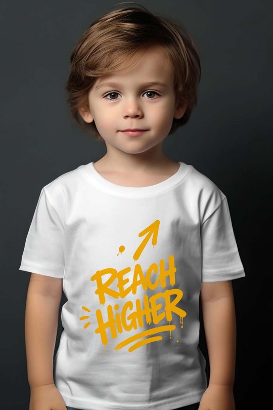 TXT reach higher - Tshirt Garçon-BLANC