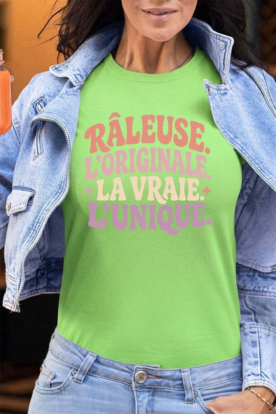 Râleuse originale - Tshirt Femme - FC-VERT CLAIR
