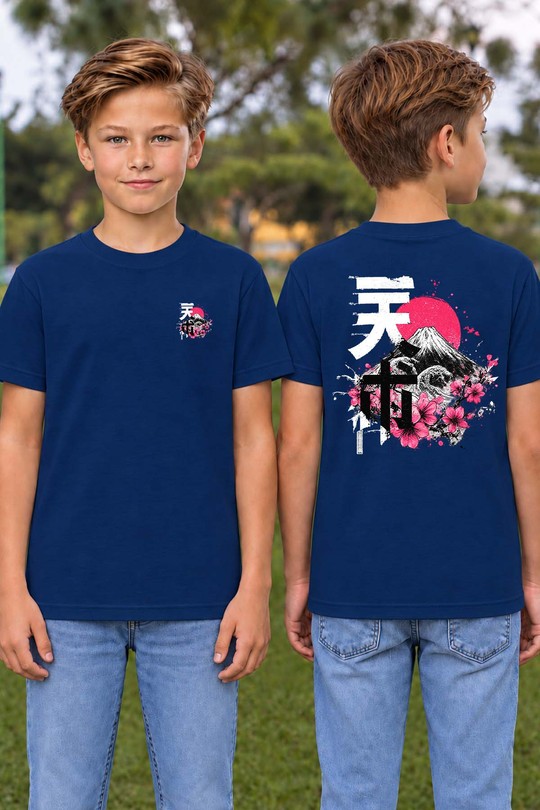 fuji sakura pink - Tshirt Garçon AR CR-MARINE