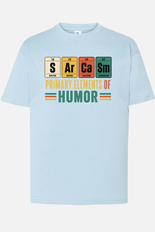 Sar Casm primary - Tshirt Garçon-BLEU CIEL