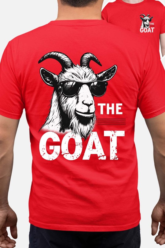 The goat B&N - Tshirt Homme AR CR-ROUGE