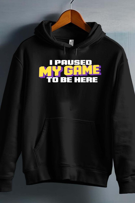 To Be here Game - Sweat capuche Homme-NOIR