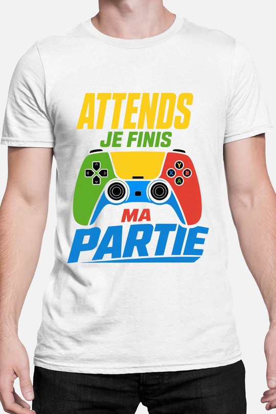 Ma Partie Manette - Tshirt Homme-BLANC