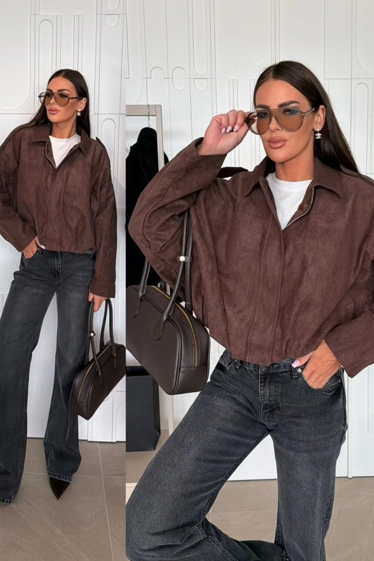 2736SUEDE-BRUN FONCÉ