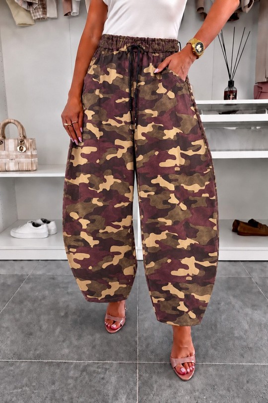 15230CAMOUFLAGE-BORDEAU/ROUGE