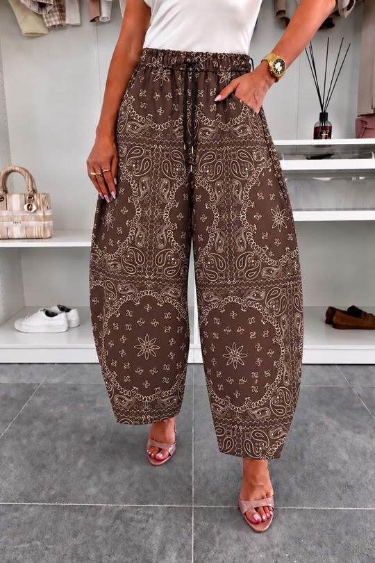 15230BANDANA-BRUN FONCÉ