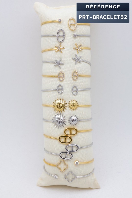 PRT-BRACELET52-BICOLORE