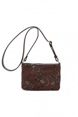 1685637DENTELLE-MARRON CLAIR