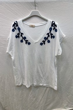 6071_TsFlBrodé-BLEU ÉLECTRIQUE