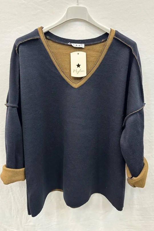 7514_SweatVEpais-BLEU MARINE
