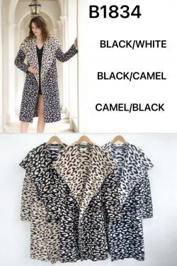 B1834-CAMEL/NOIR, NOIR/BLANC, NOIR/CAMEL