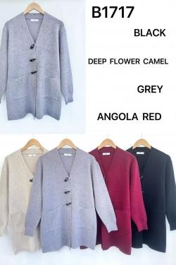 B1717-BORDEAUX, CAMEL, GRIS, NOIR