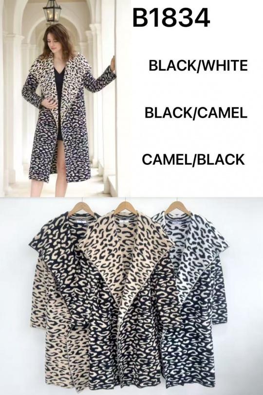 B1834-CAMEL/NOIR, NOIR/BLANC, NOIR/CAMEL