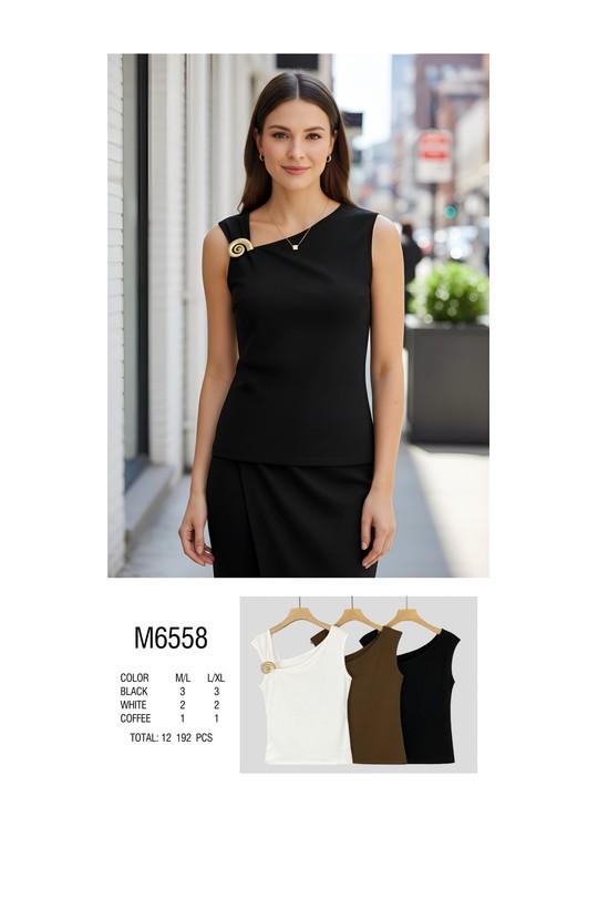 M6558-BLANC, CAFÉ, NOIR