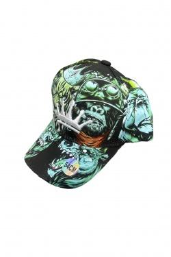 CASQUETTE GORILLE VERT DEAU LOGO BLANC-VERT D EAU