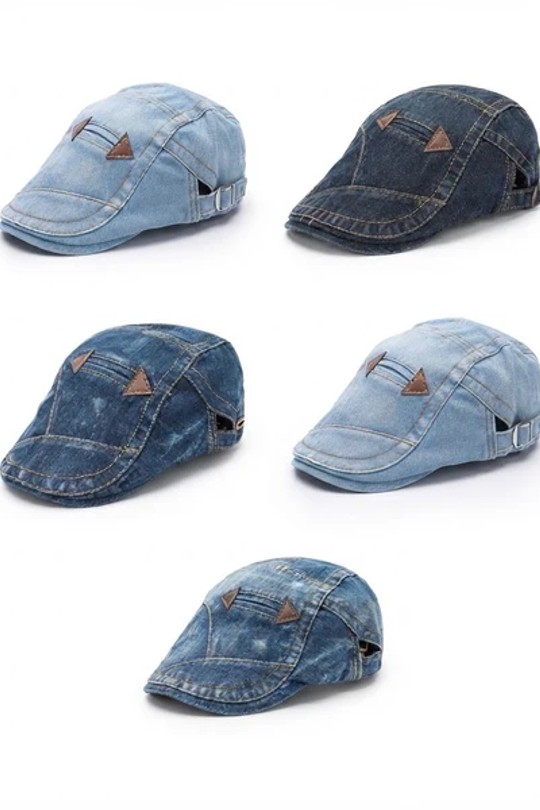 BÉRET EFFET JEAN-BLEU CIEL