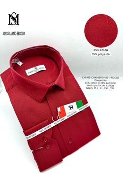 CH-MS-CHAMBREY-001-ROUGE-3XL-ROUGE FONCÉ
