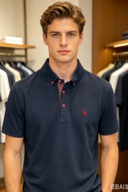 POLO FABIEN-BLEU