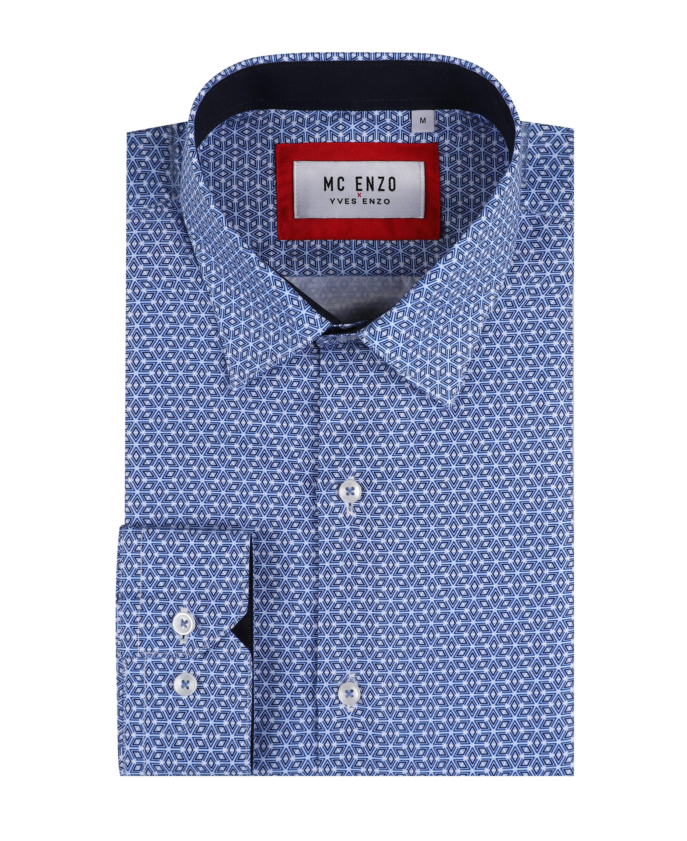 enzo dress shirts Enzo Dress Shirt - Blue 15 1/2