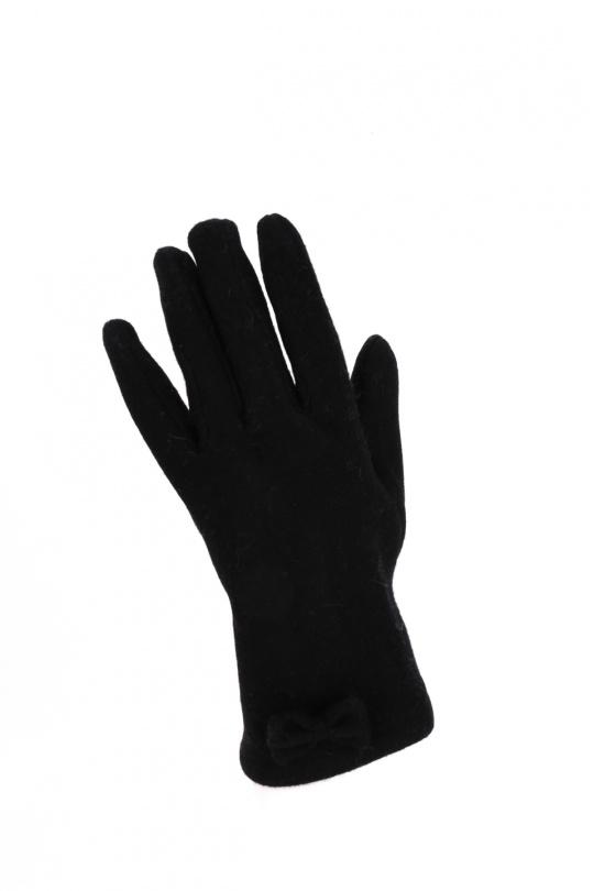 GA31 GANTS NŒUD PAPILLON-NOIR