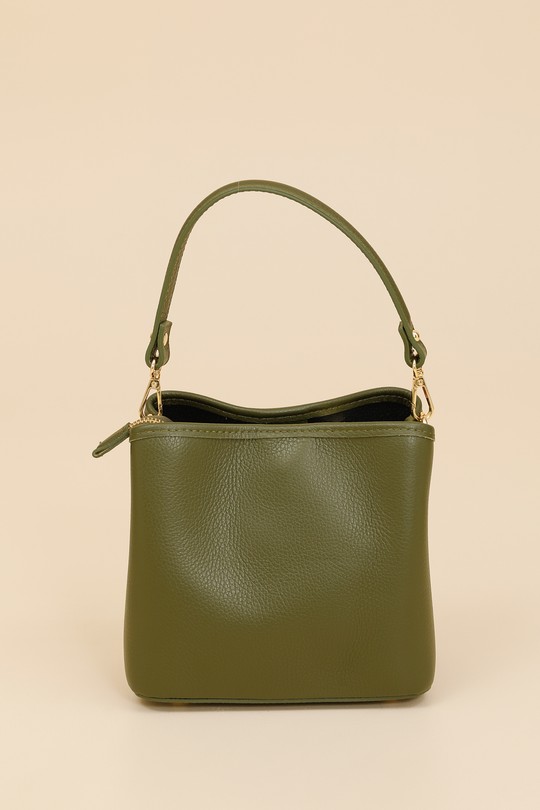 1047 Sac Cuir Grainé-KAKI