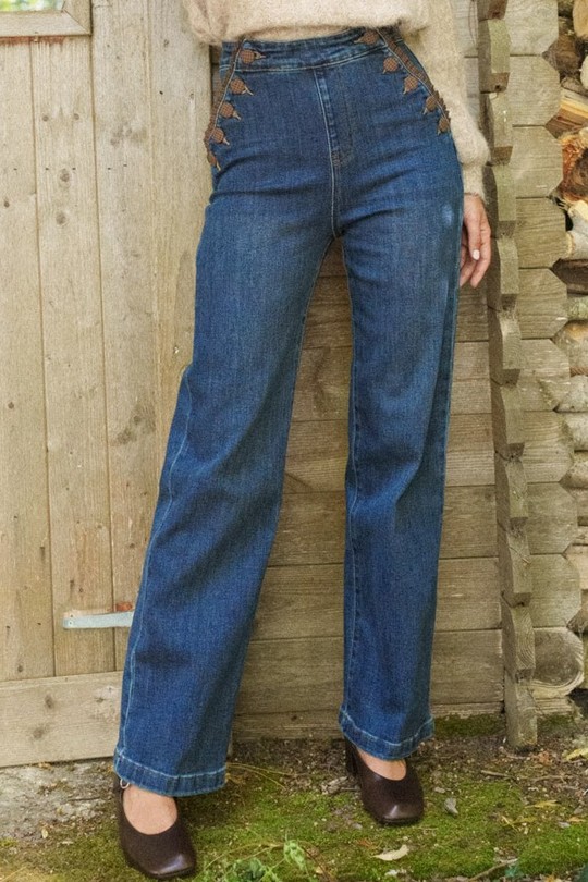 H8055-N Jean-BLEU